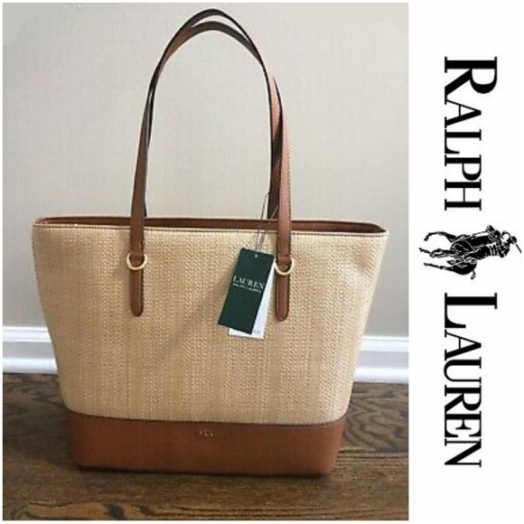 tan ralph lauren purse